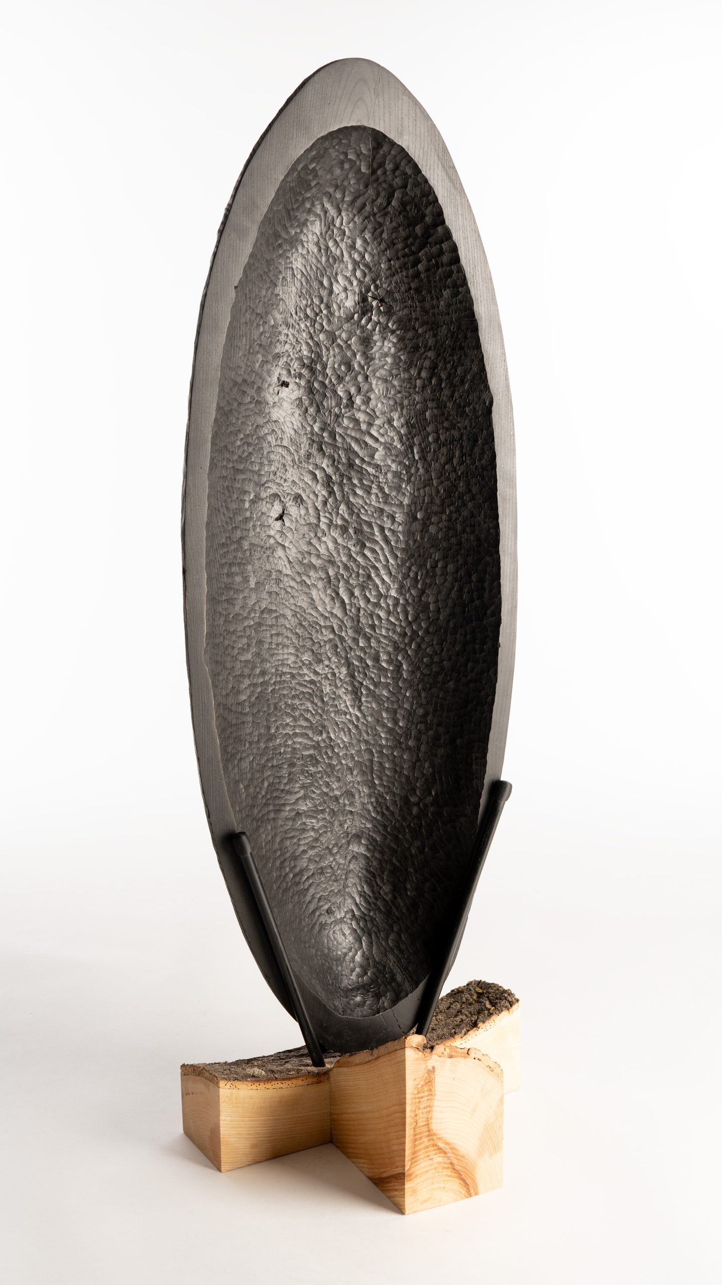 Large Oval bowl: medium canoe bowl front1