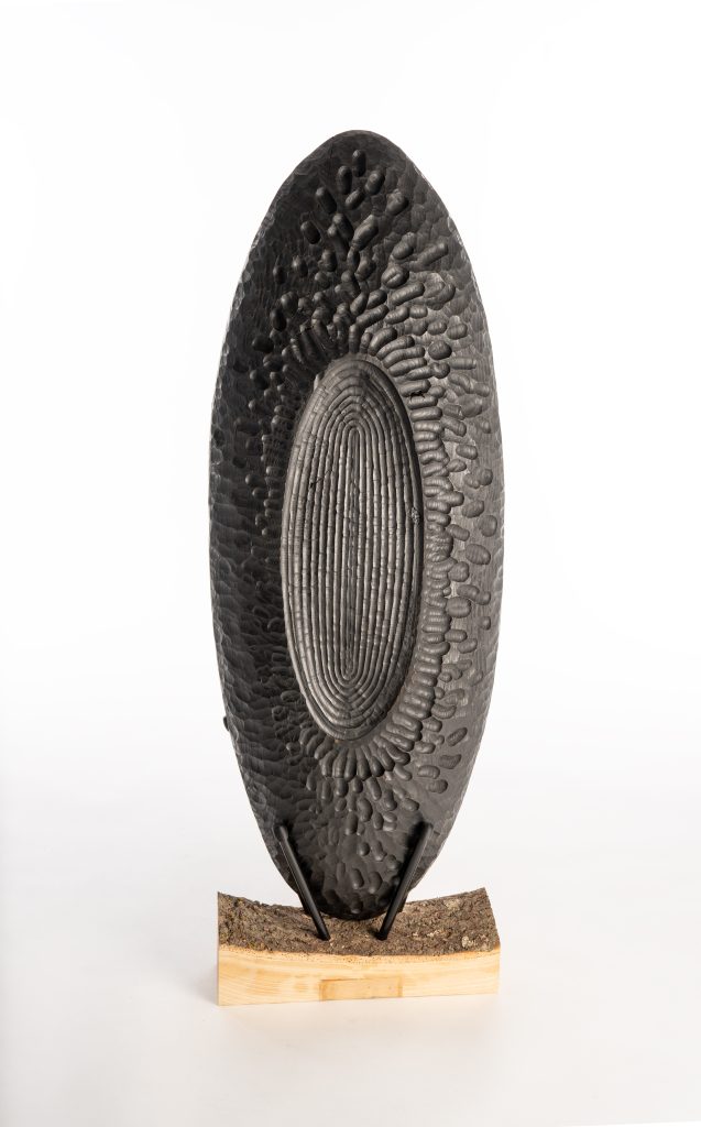 Large Oval bowl: medium canoe bowl front
