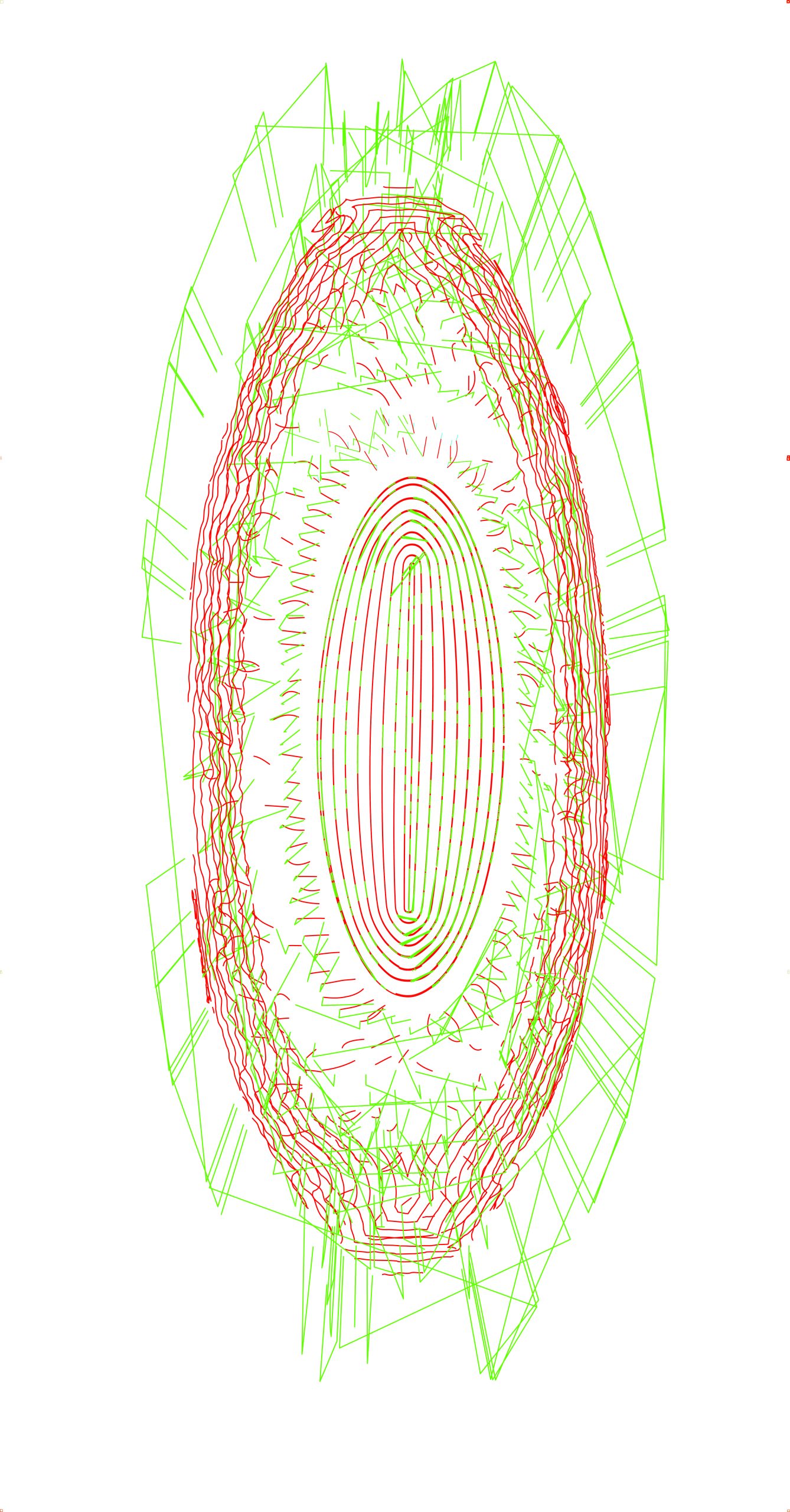 Large Oval bowl: medium canoe bowl plotting editted split