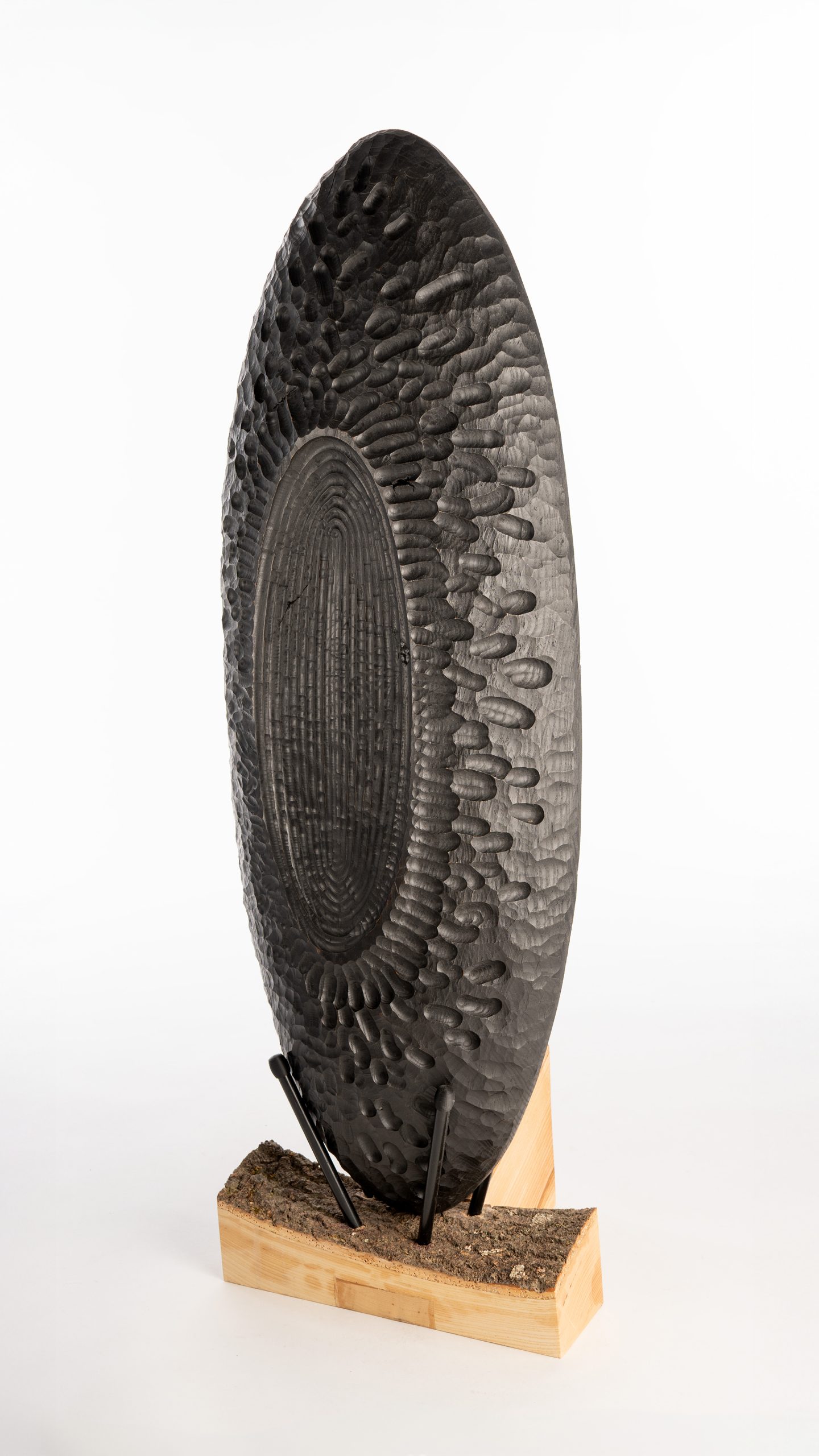 Large Oval bowl: medium canue bowl front